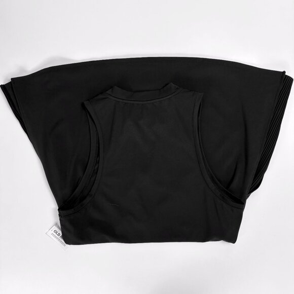 MockNeck Half-Zip Pleated Athletic Mini Dress LP M Tennis Pickleball Golf Preppy - Picture 8 of 8